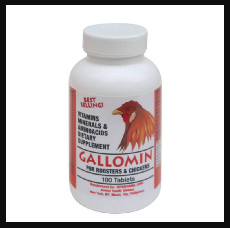 Gallomin Potente Suplemento Multivitamínico para Gallos de Pelea