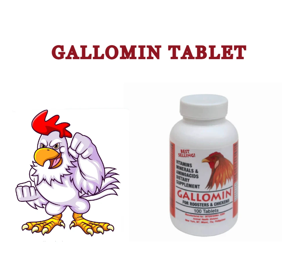 Gallomin Potente Suplemento Multivitamínico para Gallos de Pelea