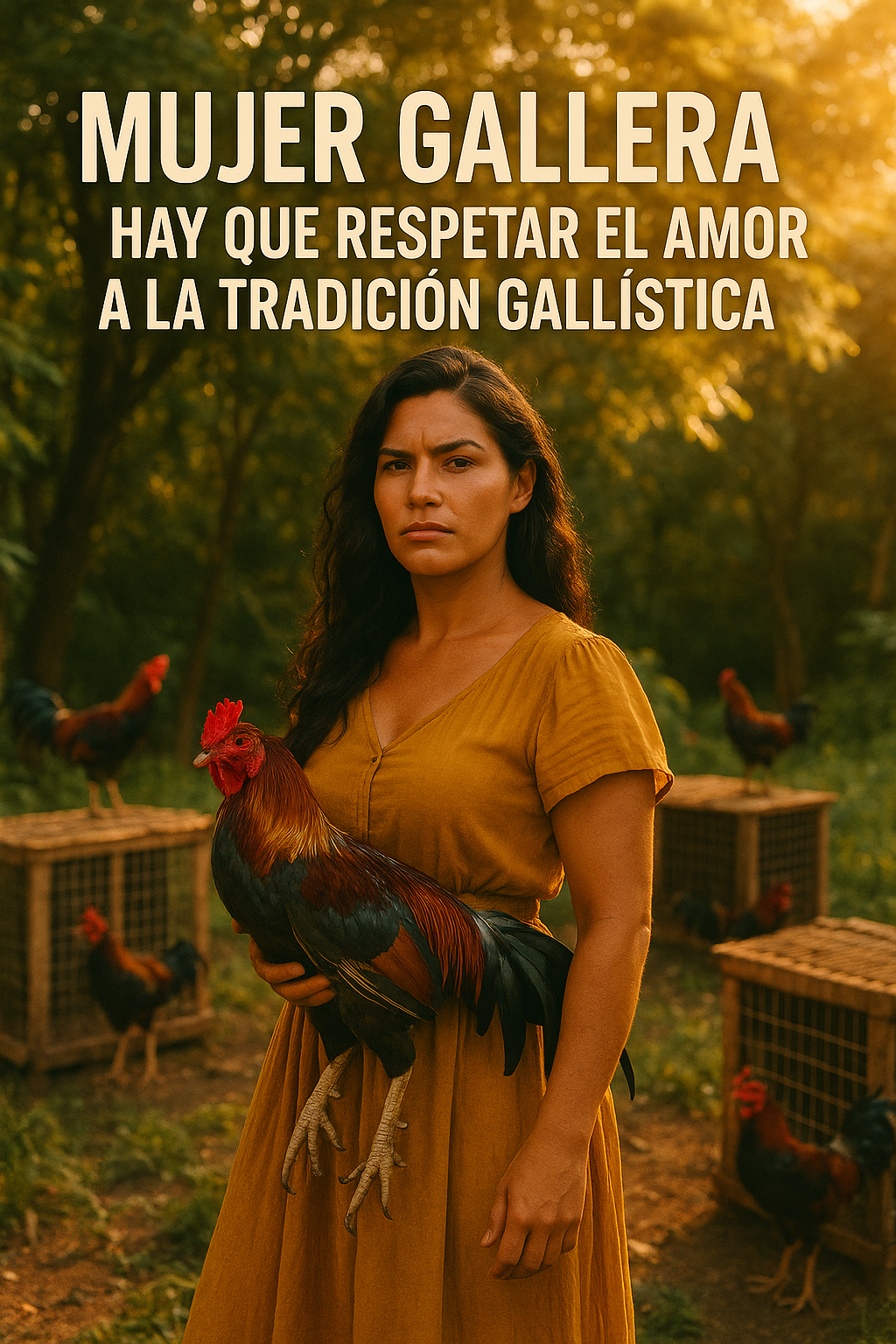 Mujer Gallera Respeto Al Valor, Pasión Y La Tradición Entre Ella