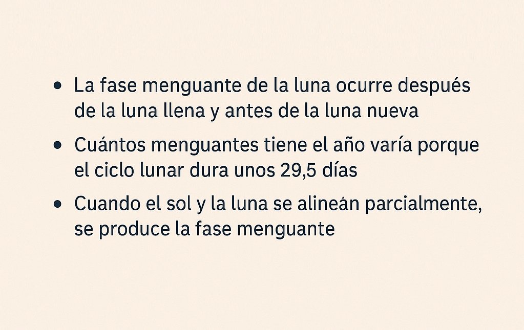 Fase menguante Cuándo es menguante y cómo influye en ti 2